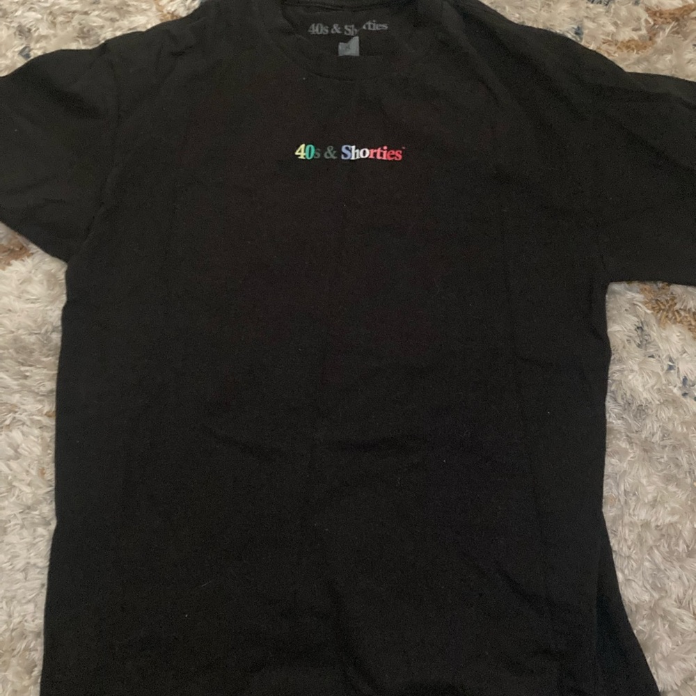40s and Shorties Black Graphic Tee